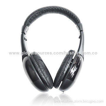 Wireless Headset, Powerful Heavy Bass, Leather Headband, Comfortable for Wearing